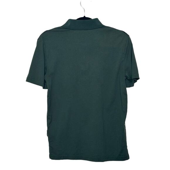 Armani Exchange green tan Camp short sleeves polo shirt size XS - Picture 2 of 8